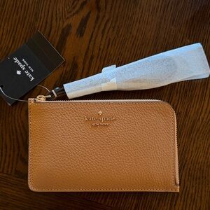 Kate Spade Tan Leather Pouch